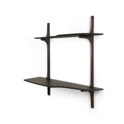 Ethnicraft Organic sculpture 22 cm, Varnished mahogany Brown Discount