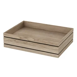 MOEBE Organise storage box 25x34 cm, Wood Brown New