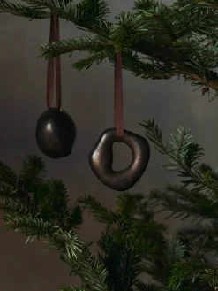 Ferm Living Orrith decorative hanging 2 pieces, Rustic Bronze BlackBrown Discount