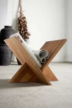 MUUBS Ottawa magazine holder, Natural oak Beige Sale