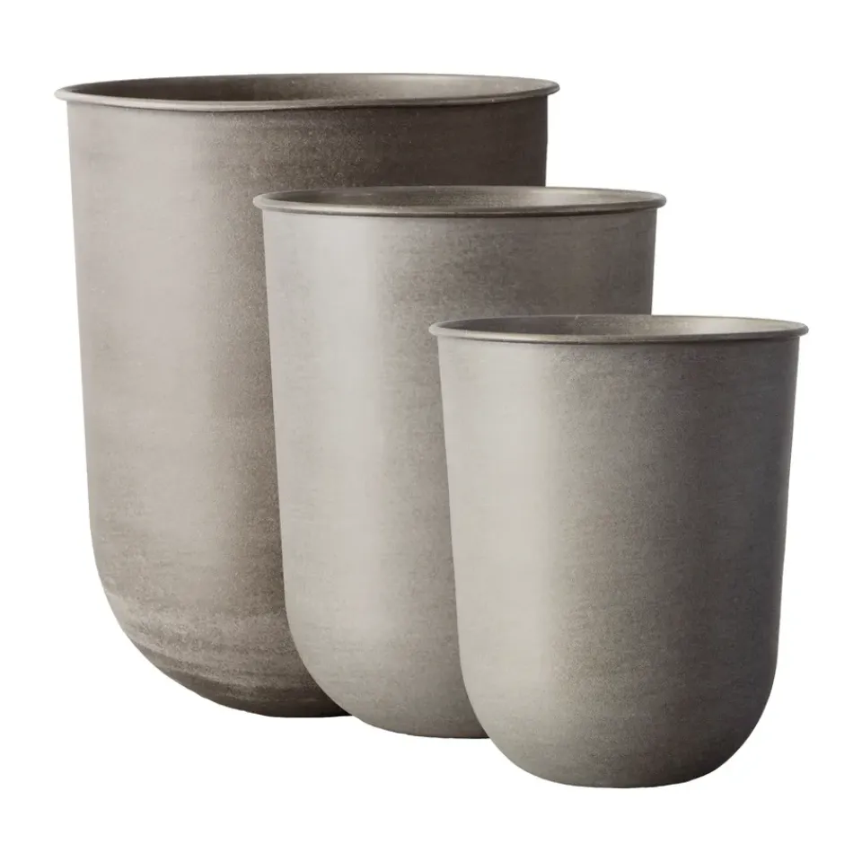 DBKD Out flower pot 3 pieces, Beige Online