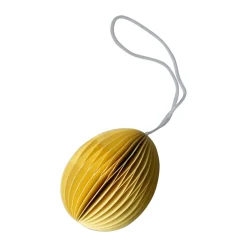 DBKD Ovoid Easter decoration paper 7 cm, Yellow Discount