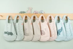 Done by deer Ozzo bibs with Velcro 2-pack, Powder Beige Hot