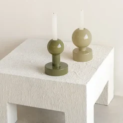 URBAN NATURE CULTURE Pallo B spraycandle sticks 13 cm, Spray Green