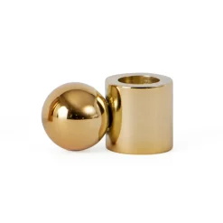 OYOY Palloa candle small, Brass Gold-coloured Sale