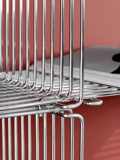 Montana Panton Wire Extended shelf 70x34,8x34,8 cm, Chrome Silver-coloured Hot