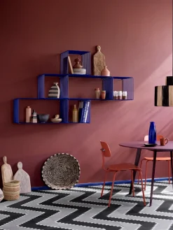 Montana Panton Wire Single shelf 34,8x34,8x34,8 cm, Monarch Blue