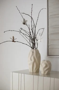 Cooee Design Paper bird decoration hanging 2-pack, Natural White Discount