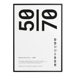 Paper Collective frame plexiglass-, 50x70 cm Black Hot