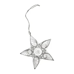 DBKD Paper star Christmas decoration 13 cm, Mole Brown Hot