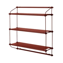 Warm Nordic Parade shelf, Oxide , 3 shelves Red