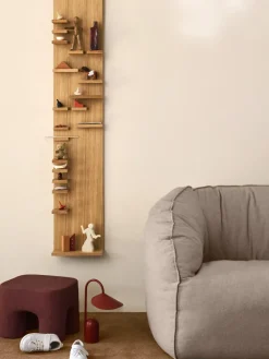Ferm Living Parade wall-mounted shelf 140 cm, Oiled oak Brown Outlet