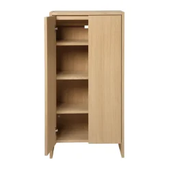 Ferm Living Parcel cabinet, Natural oak, 55x30x110 cm Beige Discount