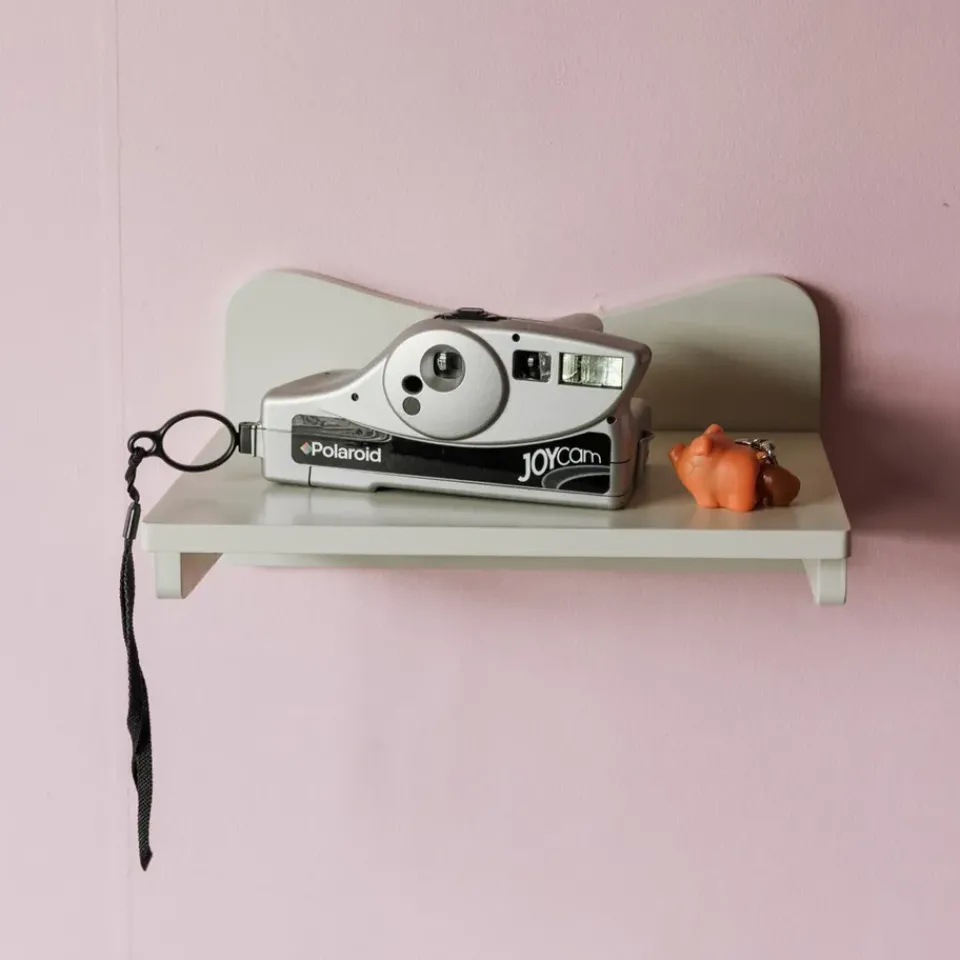TÔNN furniture Patsy wall shelf 15x30 cm, Off- White Hot