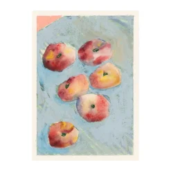 Paper Collective Peaches poster, 50x70 cm OrangeBlue Best