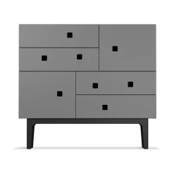 Zweed Peep B1 dresser, Slate , black lacquer Grey Best