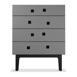 Zweed Peep B3 dresser, Slate , black lacquer Grey Clearance