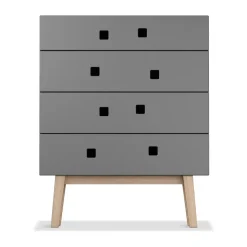 Zweed Peep B3 dresser, Slate , retro, oak stand Grey Discount