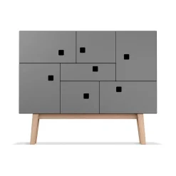 Zweed Peep C1 cabinet, Slate . retro. oak stand Grey Discount