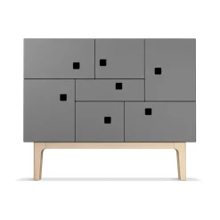 Zweed Peep C1 cabinet, Slate . White pigmented oak Grey Online