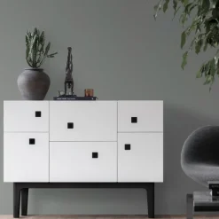 Zweed Peep C2 cabinet, . black lacquered White Online
