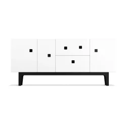 Zweed Peep M2 media bench, . black lacquered White Clearance