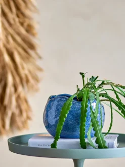 Bloomingville Pennie flower pot 16.5x11x13 cm, Blue Hot