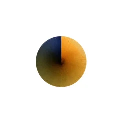 Paper Collective Perfect Circle, 30x40 cm OrangeBlueWhite Best