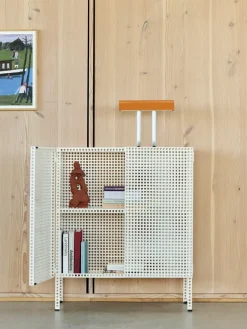 HAY Perforated Cabinet cabinet medium, Eggshell White Online