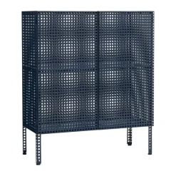 HAY Perforated Cabinet cabinet medium, Steel Blue Online