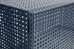 HAY Perforated Cabinet cabinet large, Steel Blue