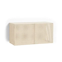 HAY Perforated Cabinet wall cabinet small, Eggshell White