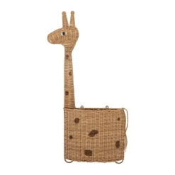 Bloomingville Philine hanging storage basket 90 cm, Nature giraffe Brown Outlet