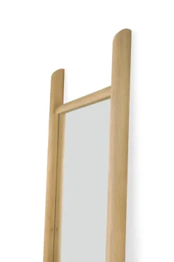 Ethnicraft PI floor mirror, Oak, 200 cm Beige Discount