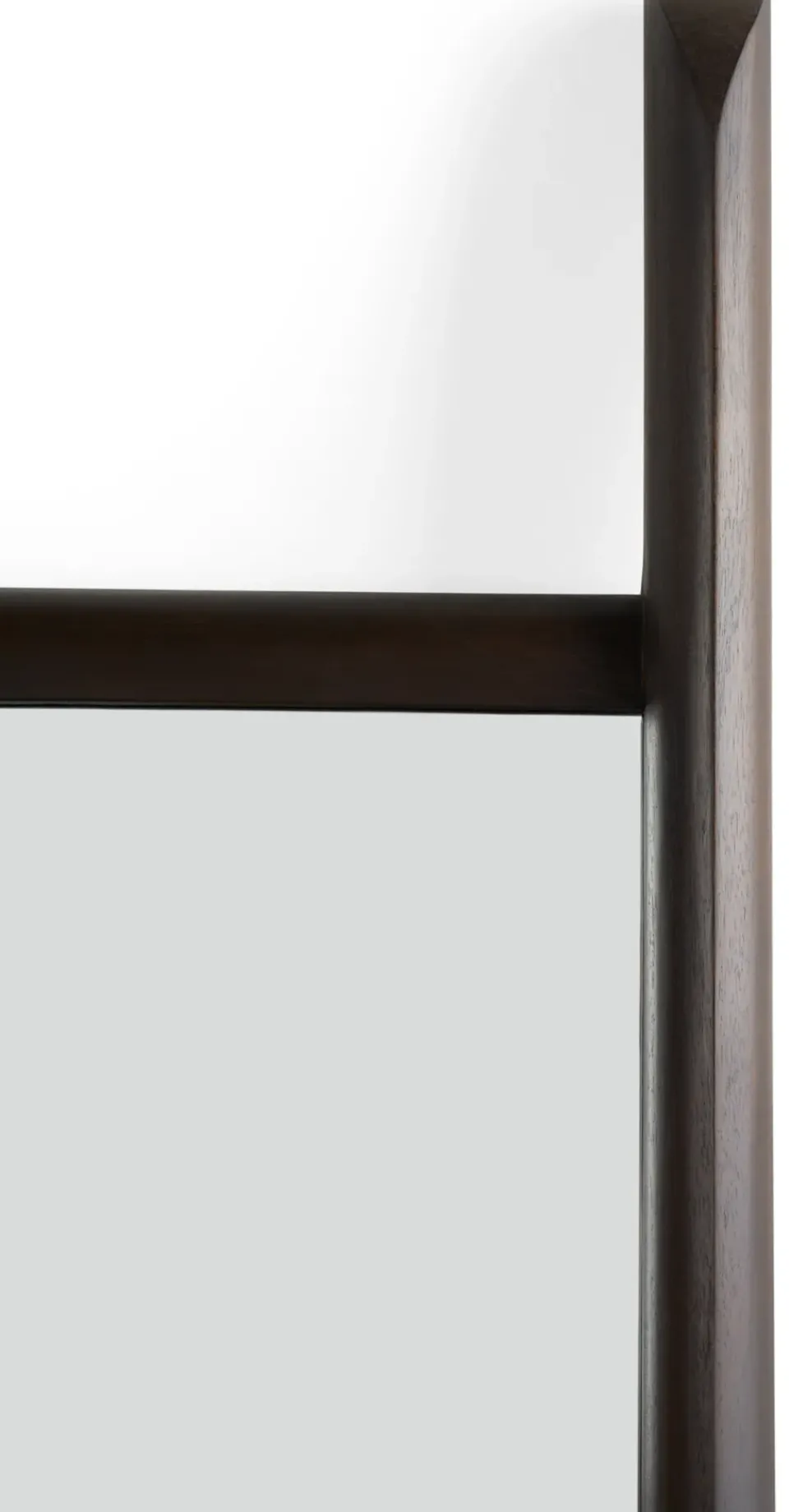 Ethnicraft PI floor mirror 80x200 cm, Dark stained mahogany Brown Discount