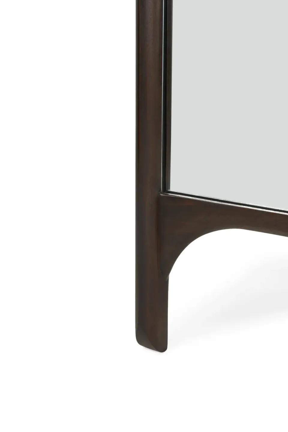 Ethnicraft PI floor mirror 55x190 cm, Dark stained mahogany Brown Discount