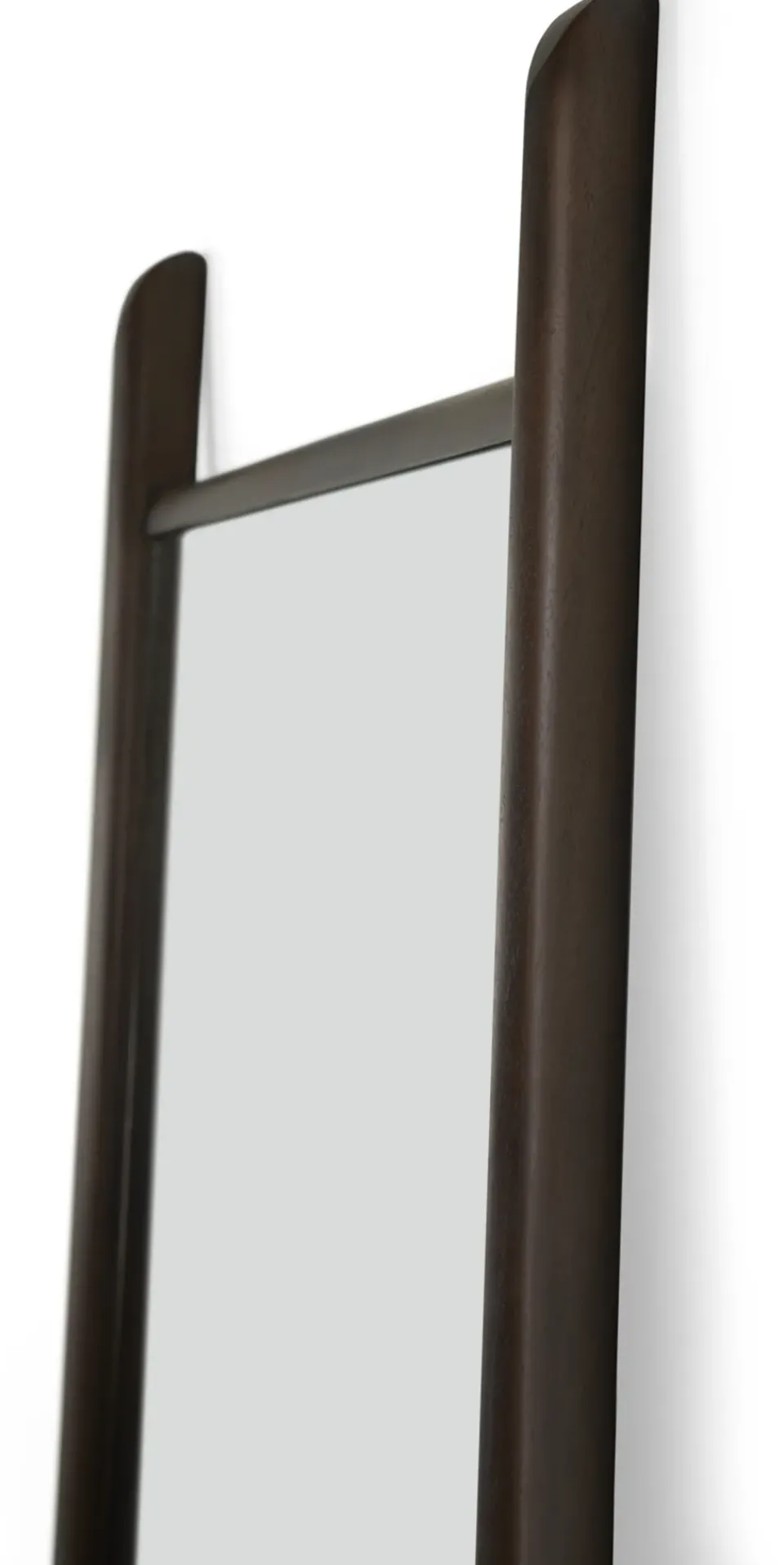 Ethnicraft PI floor mirror 55x190 cm, Dark stained mahogany Brown Discount