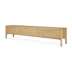 Ethnicraft PI media bench, Oak, 242 cm Beige Discount