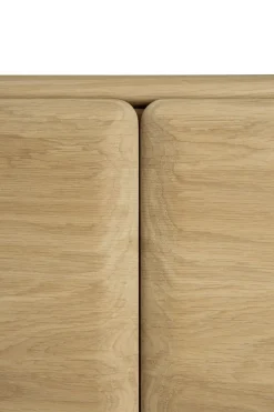 Ethnicraft PI media bench, Oak, 242 cm Beige Discount