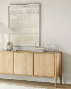 Ethnicraft PI Sideboard, Oak, 4 doors Brown Sale