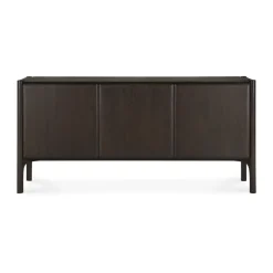 Ethnicraft PI Sideboard, Teak dark , 3 doors Brown Sale