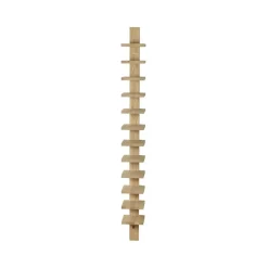 Källemo Pilaster wall shelf, Soaped oak Beige