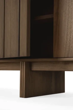 Ethnicraft Pillar sideboard, Wild teak, 220 cm Brown Online