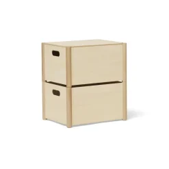 Form & Refine Pillar storage box M, Beech Beige New