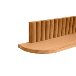 Andersen Furniture Pillar wall shelf, Oiled Natural Oak, 78x15x12 cm Beige Outlet