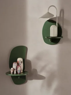 Ferm Living Pilu wall shelf 40 cm, Verdant Green Outlet