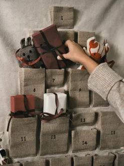 Ferm Living Pine advent calendar, Mini, 50x69 cm Beige Online
