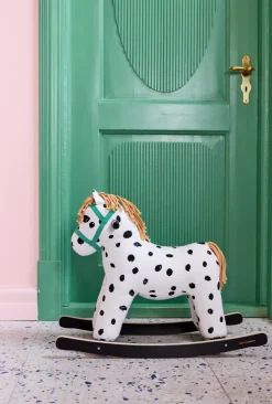 Kid's Concept Pippi rocking horse, White-black WhiteBlack Online
