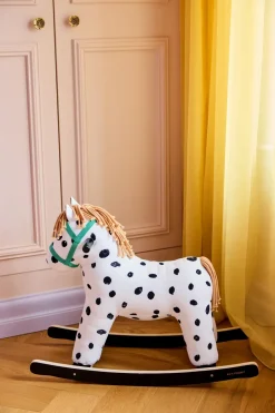 Kid's Concept Pippi rocking horse, White-black WhiteBlack Online