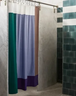 HAY Pivot shower curtain 180x200 cm, Blue Hot